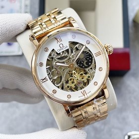 Omega Элитный мужской часы с впечатляющим ажурным дизайном Масте
