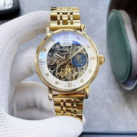 Omega Элитный мужской часы с впечатляющим ажурным дизайном Масте