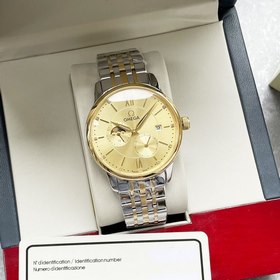 Часы Omega для мужчин с четырьмя стрелками указателем фаз Луны Ма