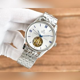 Мужские часы Omega с большим балансовым колесом и фазой Луны Маст