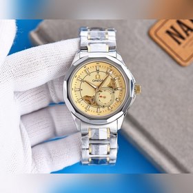 Новый дизайн Omega с тремя стрелками двойным календарем для мужчи