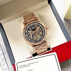 . Omega Превосходные мужские часы с впечатляющим ажурным дизайном