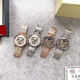 . Omega Превосходные мужские часы с впечатляющим ажурным дизайном