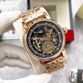 . Omega Превосходные мужские часы с впечатляющим ажурным дизайном