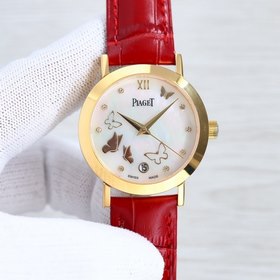 Женские часы Piaget с уникальным циферблатом в форме бабочки раку