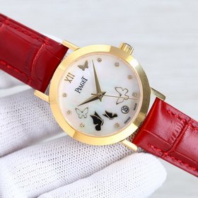 Женские часы Piaget с уникальным циферблатом в форме бабочки раку