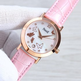 Женские часы Piaget с уникальным циферблатом в форме бабочки раку