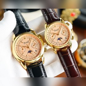 Часы для пар с вечным календарем от Piaget Детали： 1. Оснащен ори