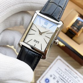 Элегантные мужские часы Piaget с лаконичным дизайном с двумя стре