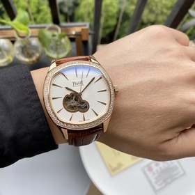 Элегантные мужские часы Piaget с классическим тремя стрелками ажу