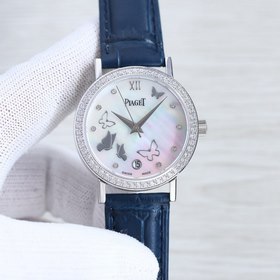 Женские часы Piaget с уникальным циферблатом в форме бабочки раку