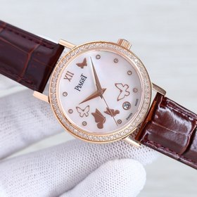 Женские часы Piaget с уникальным циферблатом в форме бабочки раку