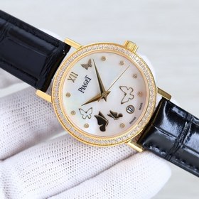 Женские часы Piaget с уникальным циферблатом в форме бабочки раку