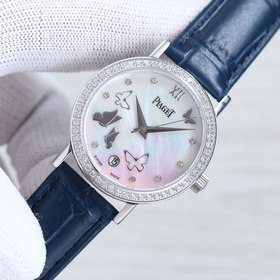 Женские часы Piaget с уникальным циферблатом в форме бабочки раку