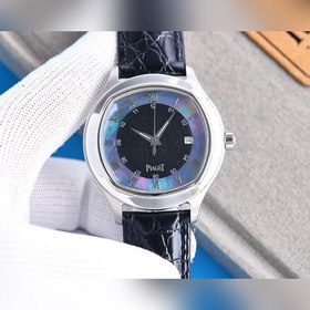 Элегантные мужские часы Ремешок： натуральная кожа и 316L (комфорт