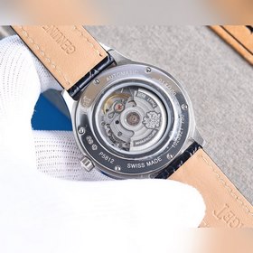 Элегантные мужские часы Ремешок： натуральная кожа и 316L (комфорт