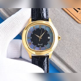 Элегантные мужские часы Ремешок： натуральная кожа и 316L (комфорт