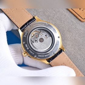 Элегантные мужские часы Ремешок： натуральная кожа и 316L (комфорт