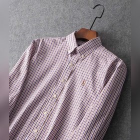 Классическая рубашка Polo в клетку Размер： M, L, XL, XXL, 3XL