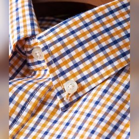 Классическая рубашка Polo в клетку Размер： M, L, XL, XXL, 3XL
