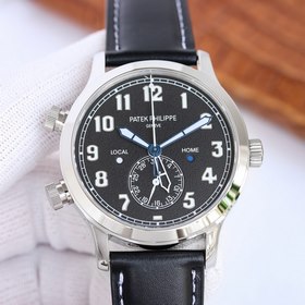 Двойной часовой пояс Patek Philippe, модель ref. 5524, часы Calat