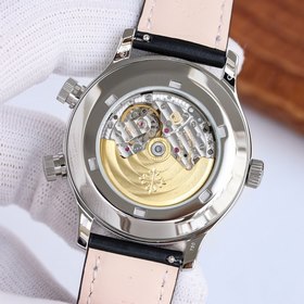 Двойной часовой пояс Patek Philippe, модель ref. 5524, часы Calat