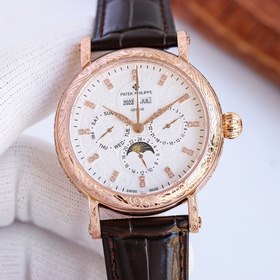 Классический итальянский ремешок из телячьей кожи с четким рисунк