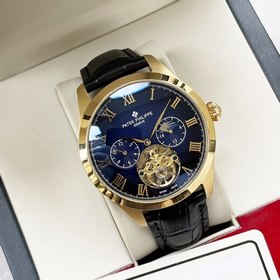 Patek Philippe. Превосходные мужские часы с большим балансовым ко