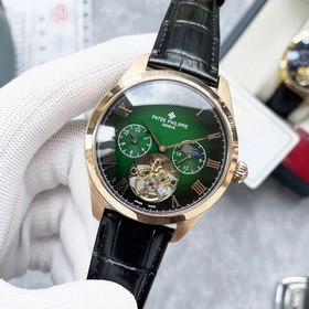 Patek Philippe. Превосходные мужские часы с большим балансовым ко