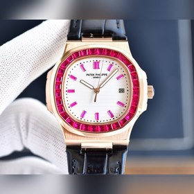 PATEK PHILIPPE Пэтэк Филипп Серия цветных квадратных бриллиантов 