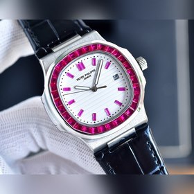 PATEK PHILIPPE Пэтэк Филипп Цветная серия с квадратными бриллиант