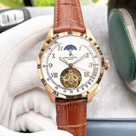 Patek Philippe. Превосходные мужские часы с большим балансовым ко
