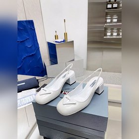 PRADA Весенняя коллекция на толстом каблуке Необходимое приобре