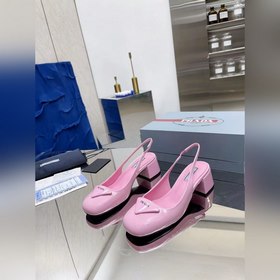 PRADA Весенняя коллекция на толстом каблуке Необходимое приобрет