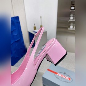 PRADA Весенняя коллекция на толстом каблуке Необходимое приобрет