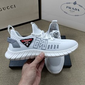PRADA Prada Новая модель кроссовок из трикотажа для всех сезонов 