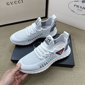 PRADA Prada Новая модель кроссовок из трикотажа для всех сезонов 