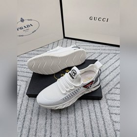 PRADA Prada Новая модель кроссовок из трикотажа на все сезоны Ит