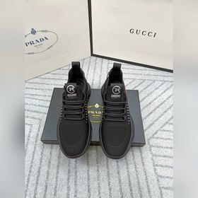PRADA Новые кроссовки из трикотажа на все сезоны Итальянский им