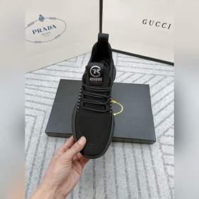 PRADA Новые кроссовки из трикотажа на все сезоны Итальянский им