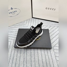 PRADA Новые кроссовки из трикотажа на все сезоны Итальянский им