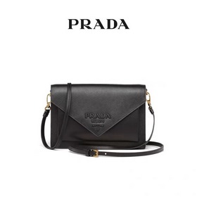 Женская сумка через плечо PRADA Кожа Saffiano, съемный регулируем