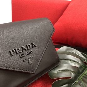 Женская сумка через плечо PRADA Кожа Saffiano, съемный регулируем