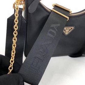 Нейлоновая сумка Prada Hobo, ручная/подмышечная, модель： 1BH204 С
