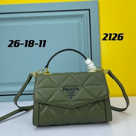 Вышитая сумка PRADA Модель： 2126 Объемный, с безупречным фирмен