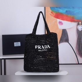 PRADA Сумка-тоут из волокна кокосового ореха, модель 1BG393 Эта