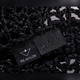PRADA Сумка-тоут из волокна кокосового ореха, модель 1BG393 Эта 
