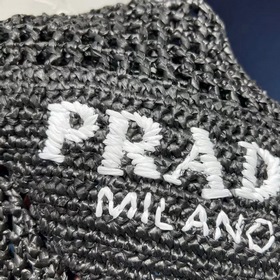 PRADA Сумка из кокосового волокна, модель 1BG424 Новая модель Эта
