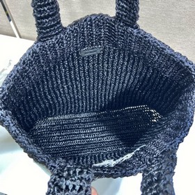 PRADA Сумка из волокна, модель 1BG408, черный Эта сумка из волокн