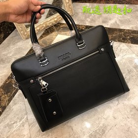 PRADA Новая мужская сумка для документов из кожи быка Модель： 690